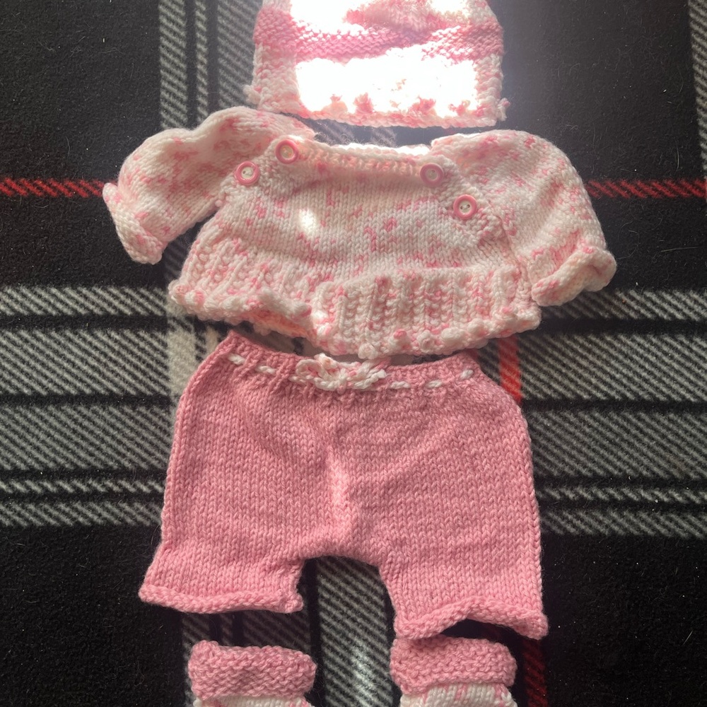 Pink and White Kids Matching Set